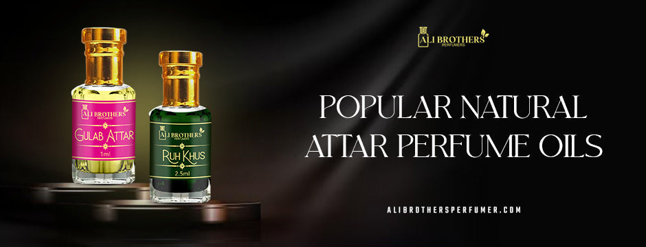 Popular Natural Attar Perfume Oils