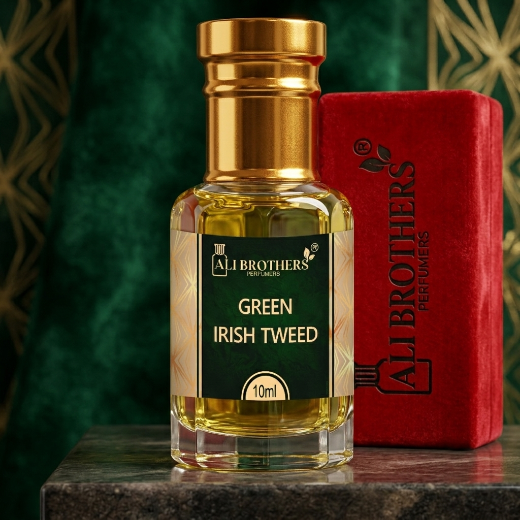 GREEN IRISH TWEED
