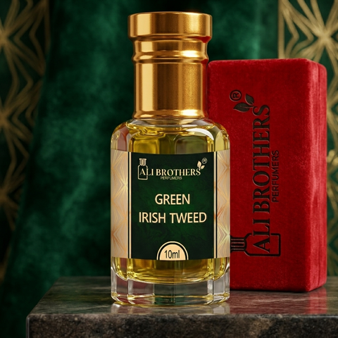 GREEN IRISH TWEED